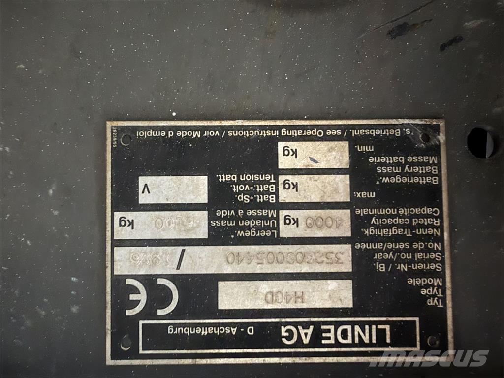 Linde H40D 柴油卡車