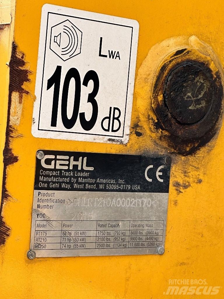 Gehl RT 210 滑移轉向裝載機