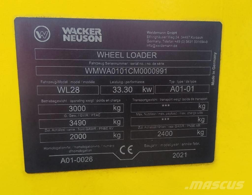 Wacker Neuson WL 28 輪胎式裝載機