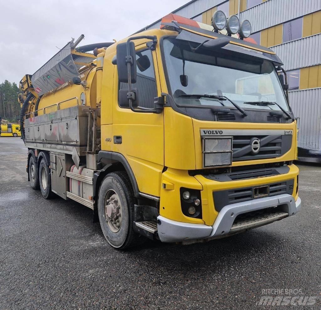 Volvo FM 460 組合/真空油槽車