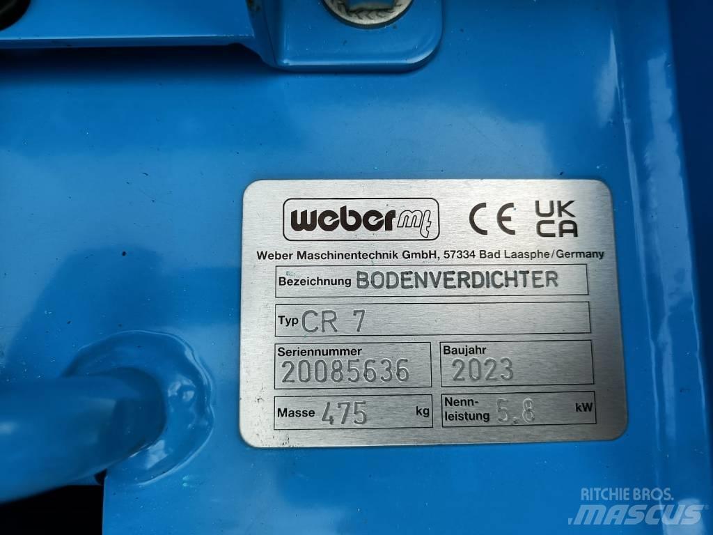 Weber CR7 Hatz 砸道機/夯實機