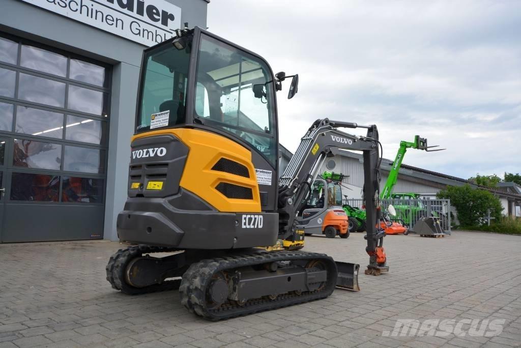 Volvo EC 27 D 小型挖土機/掘鑿機<7t(小型挖掘機)