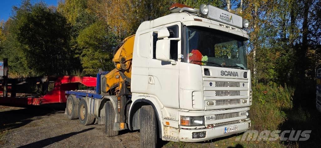 Scania R 144 G 起重機卡車