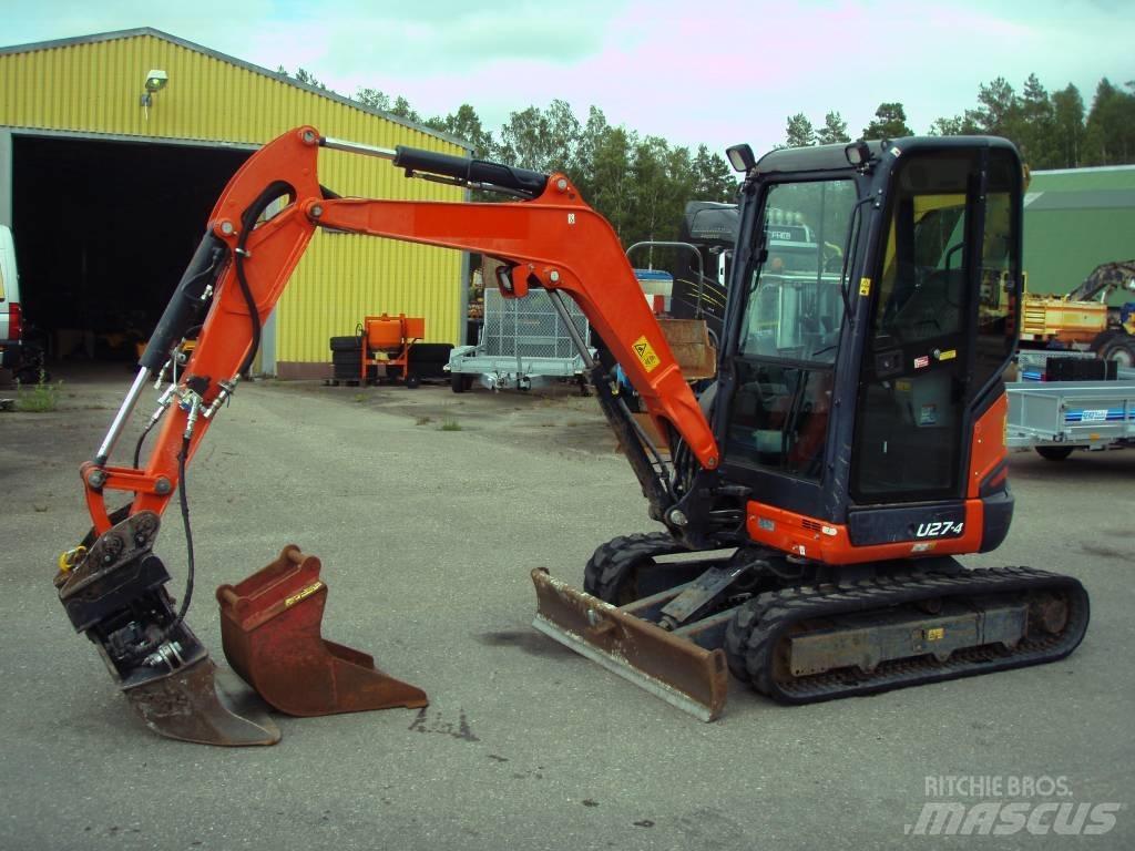 Kubota U 27-4 小型挖土機/掘鑿機<7t(小型挖掘機)