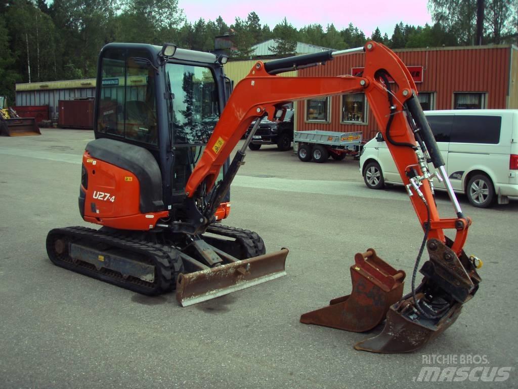 Kubota U 27-4 小型挖土機/掘鑿機<7t(小型挖掘機)