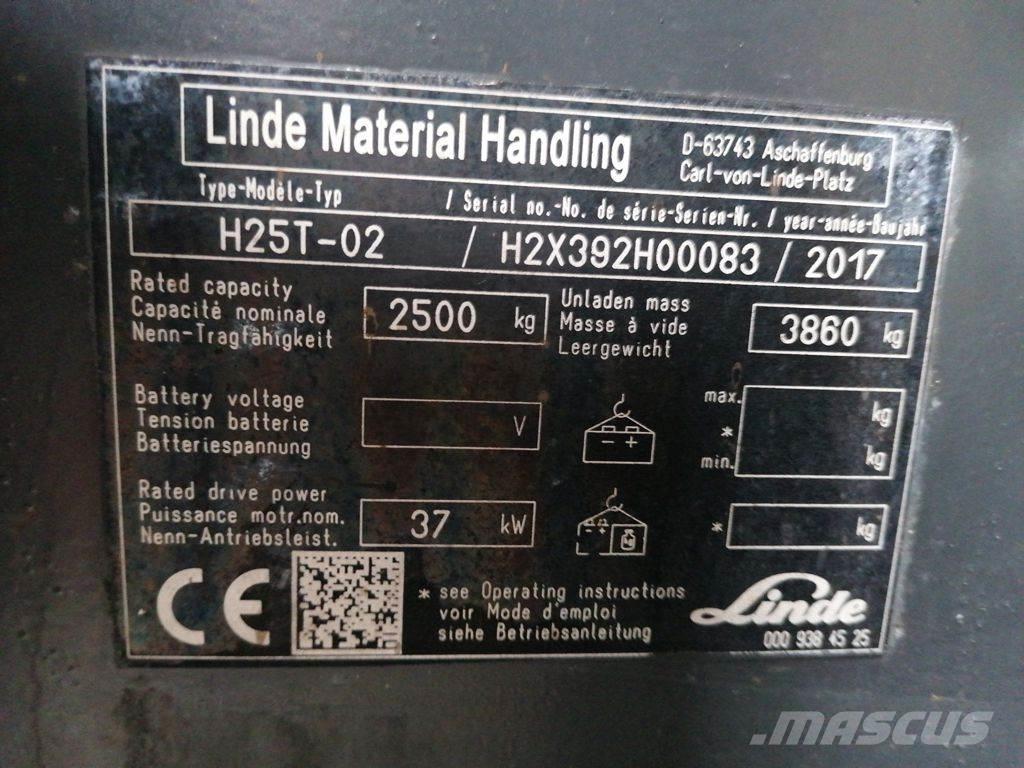 Linde H25T-01 液化石油氣LPG卡車