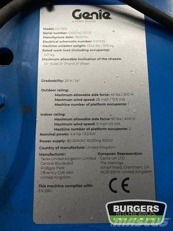 Genie GS1932 剪式升降機