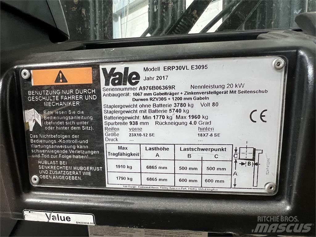 Yale ERP30VL 電動堆高機