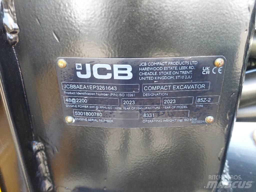 JCB 85 Z-2 中型挖土機/掘鑿機/挖掘機 7t-12t