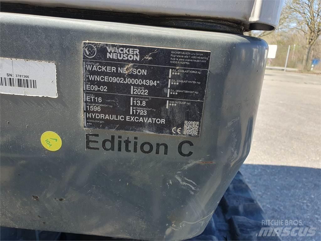 Wacker Neuson ET16 履帶式 挖土機/掘鑿機/挖掘機