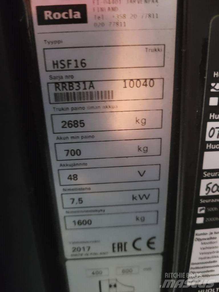 Rocla HSF16 前伸式堆高機(叉車)
