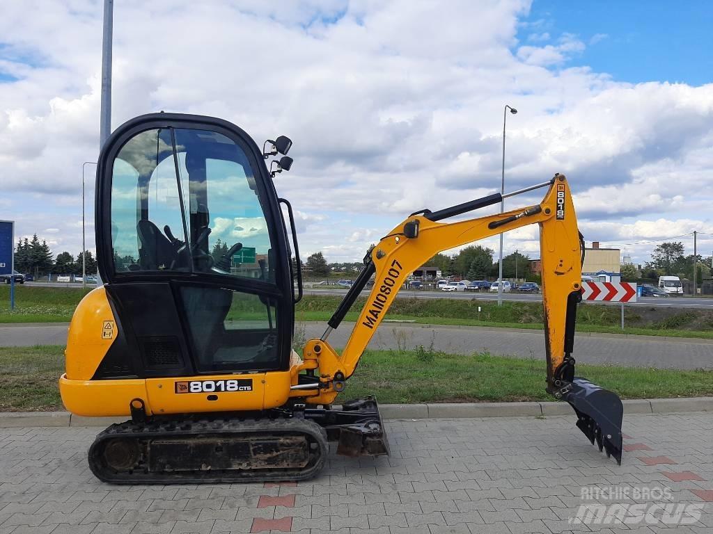 JCB 8018 CTS 小型挖土機/掘鑿機<7t(小型挖掘機)