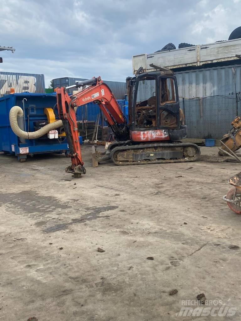 Kubota U 55-4 吊桿和鏟斗