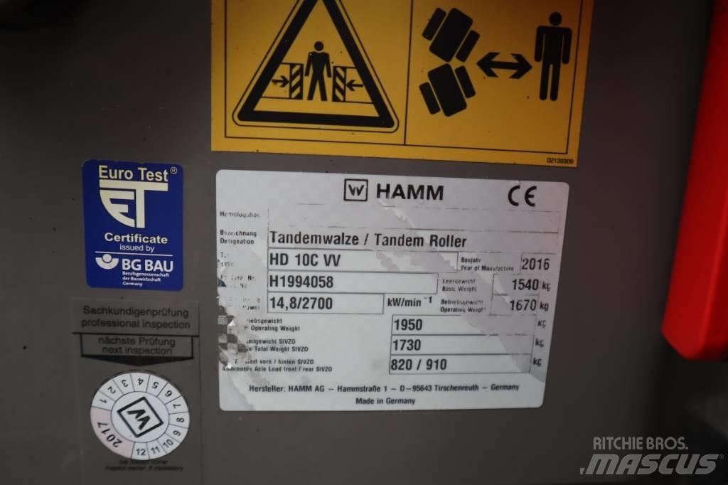 Hamm HD 10C VV 雙輪滾壓機