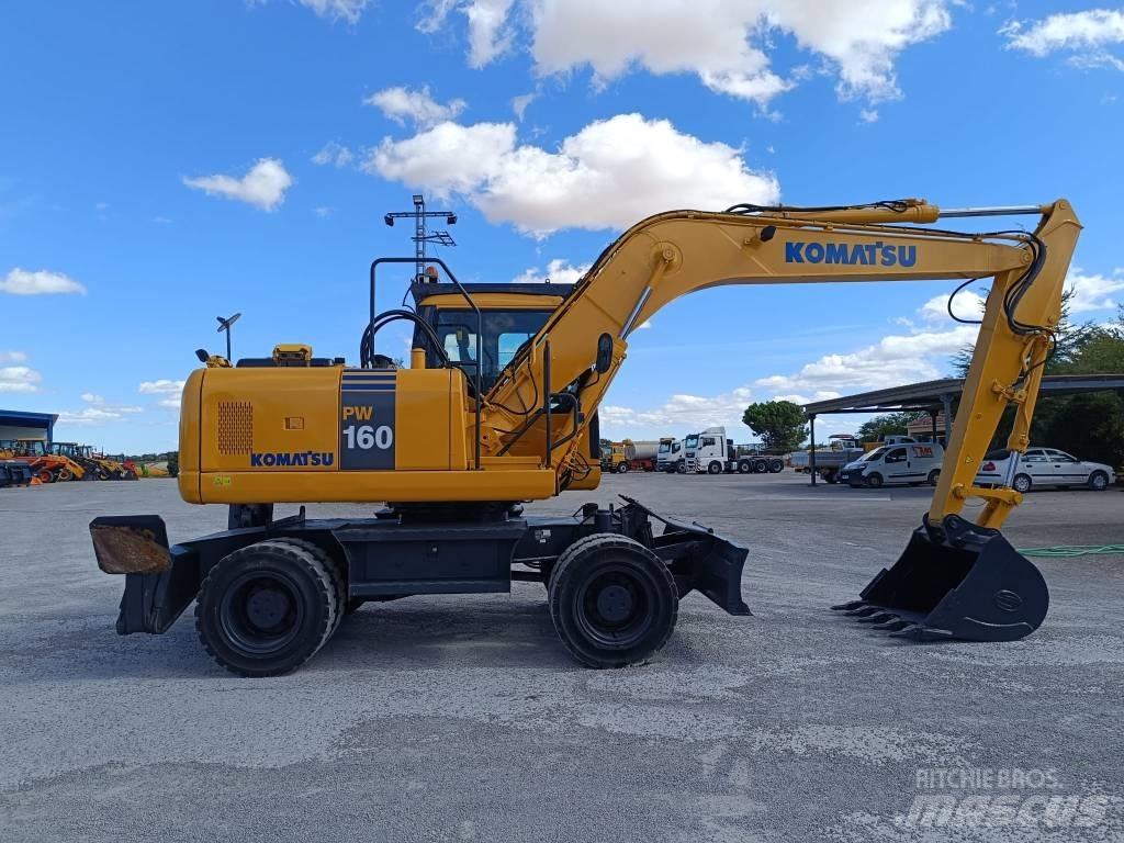 Komatsu PW 160-7 旋轉式挖土機/掘鑿機/挖掘機