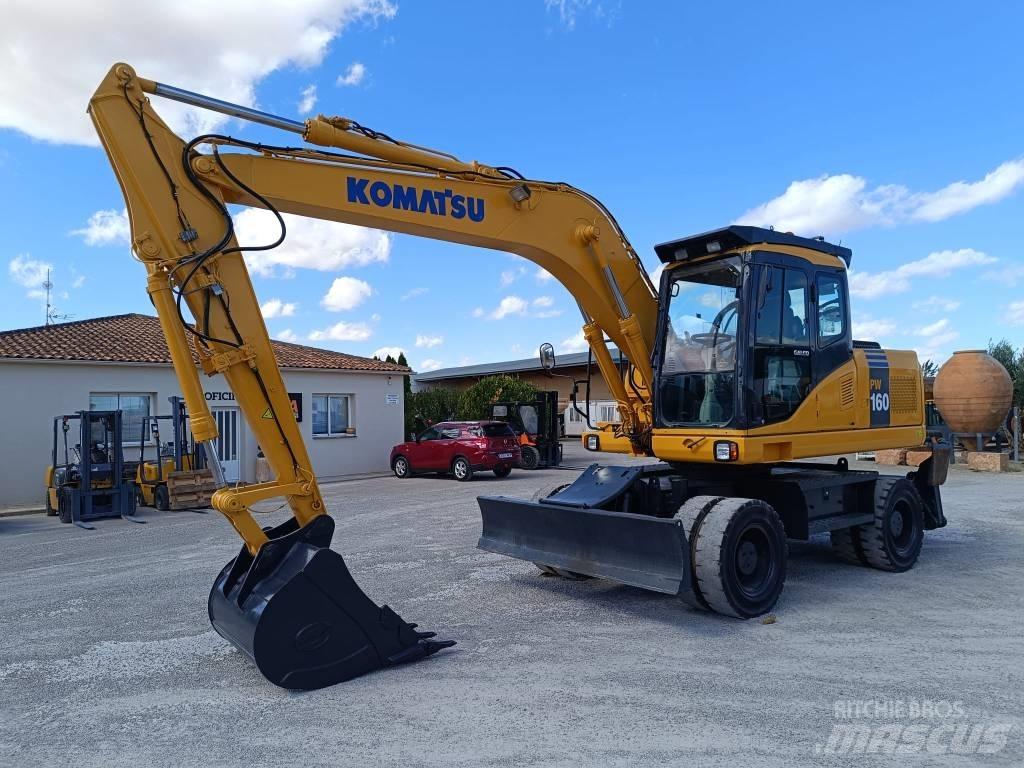 Komatsu PW 160-7 旋轉式挖土機/掘鑿機/挖掘機