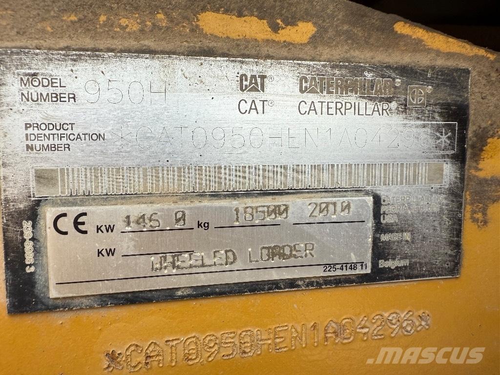 CAT 950 H 輪胎式裝載機