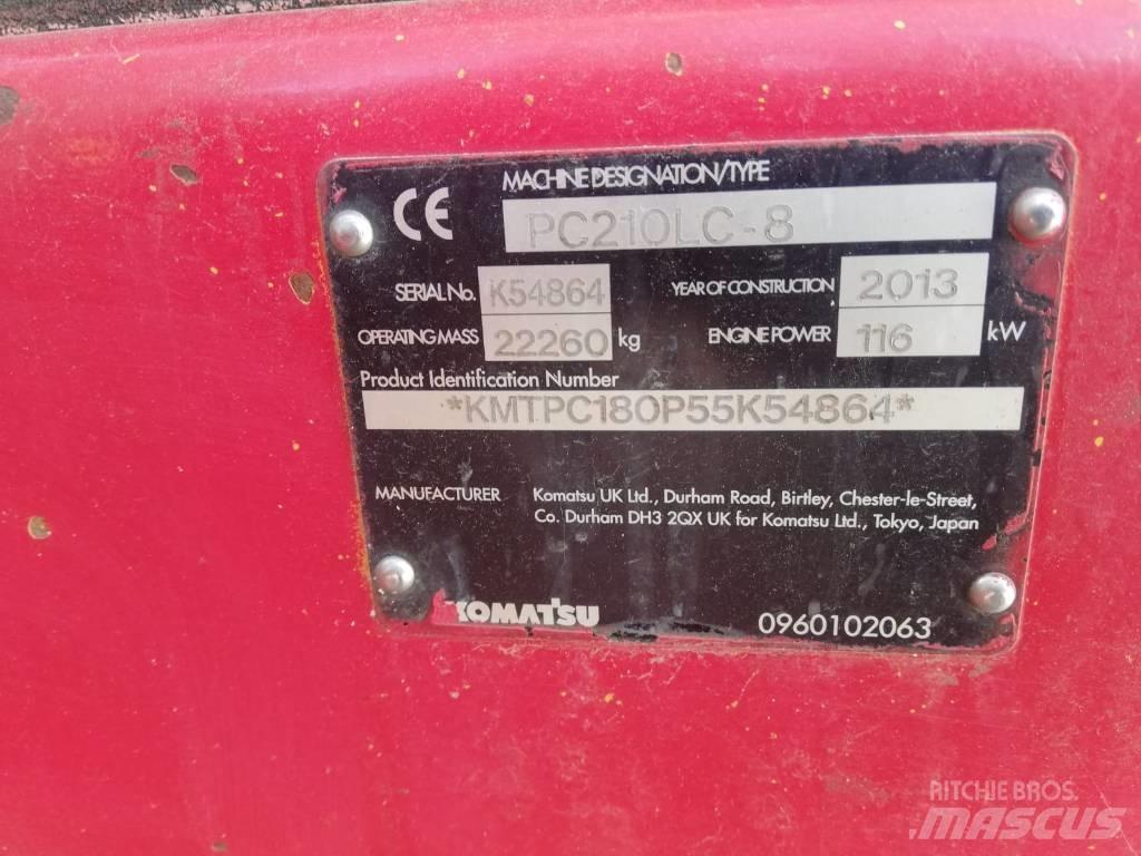 Komatsu PC 210-8 履帶式 挖土機/掘鑿機/挖掘機