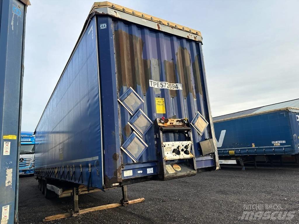 Krone SD MEGA-LINER 篷布半拖車
