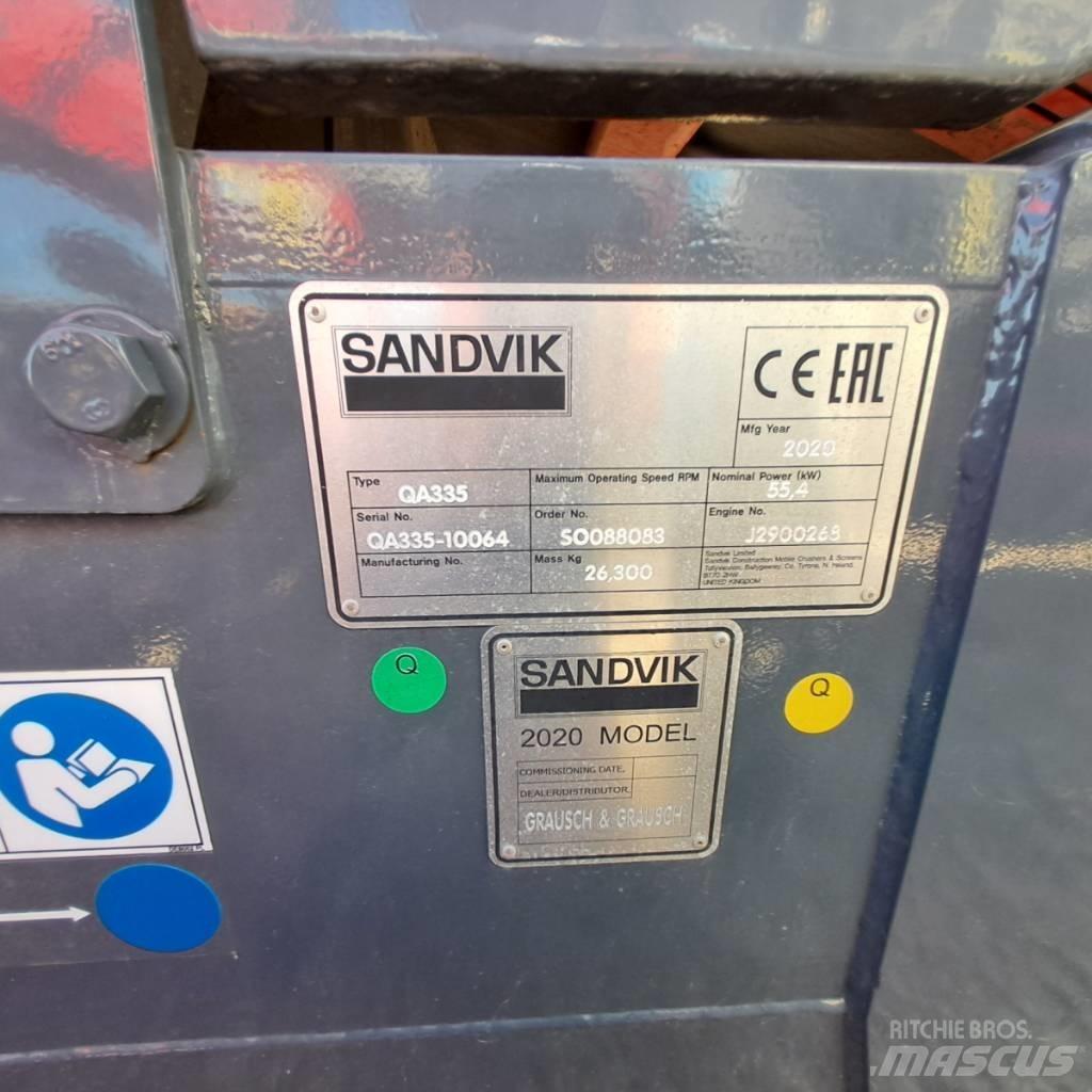 Sandvik QA 335 篩分機