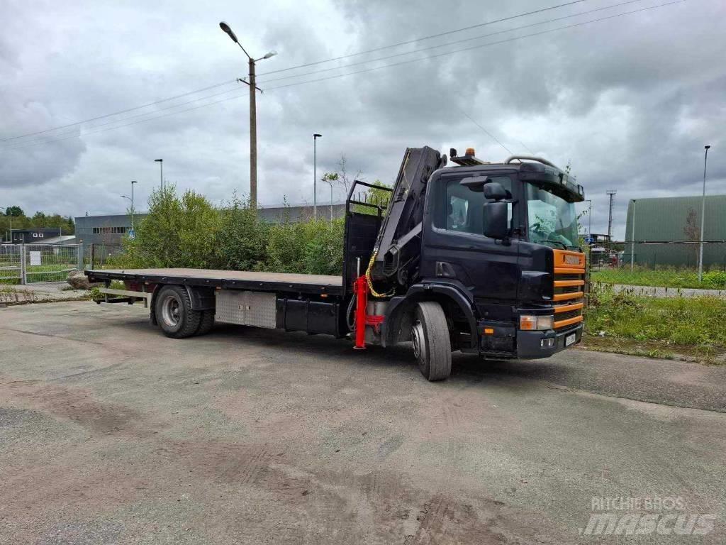 Scania P 124 起重機卡車