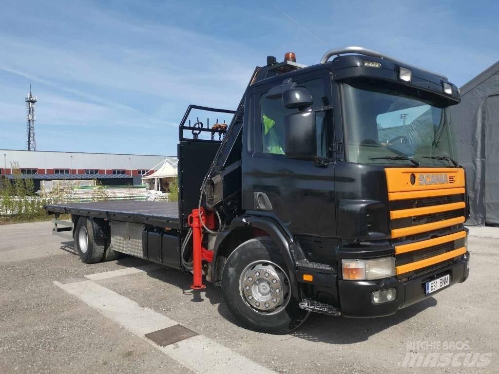 Scania P 124 起重機卡車