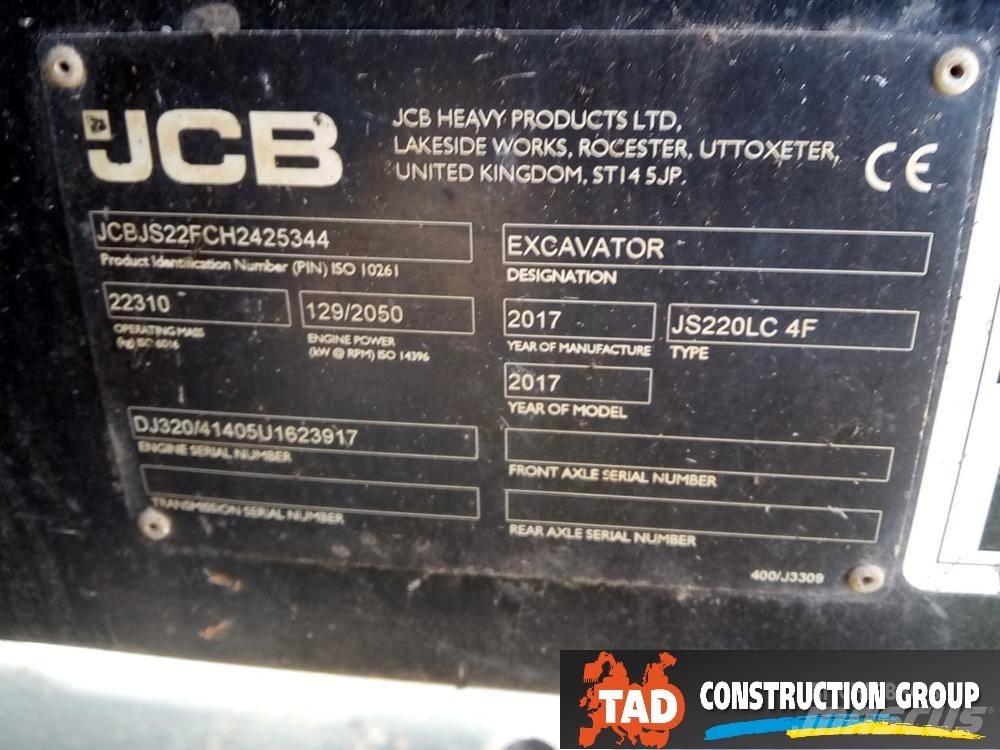 JCB JS 220 LC 履帶式 挖土機/掘鑿機/挖掘機
