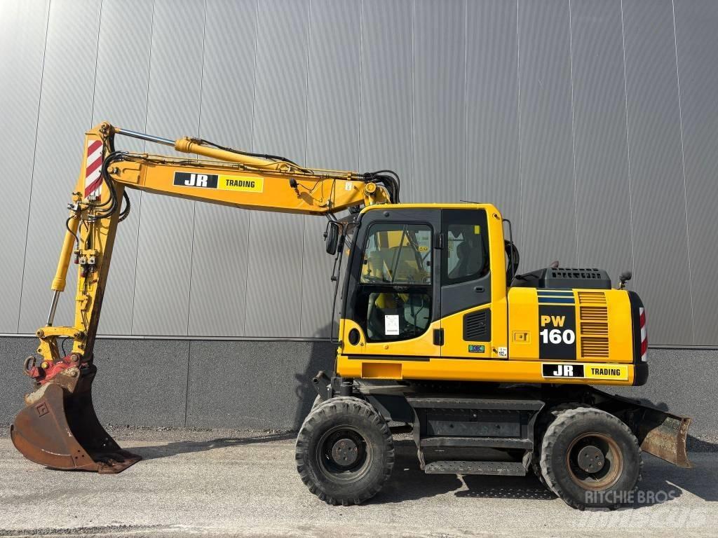Komatsu PW 160 旋轉式挖土機/掘鑿機/挖掘機