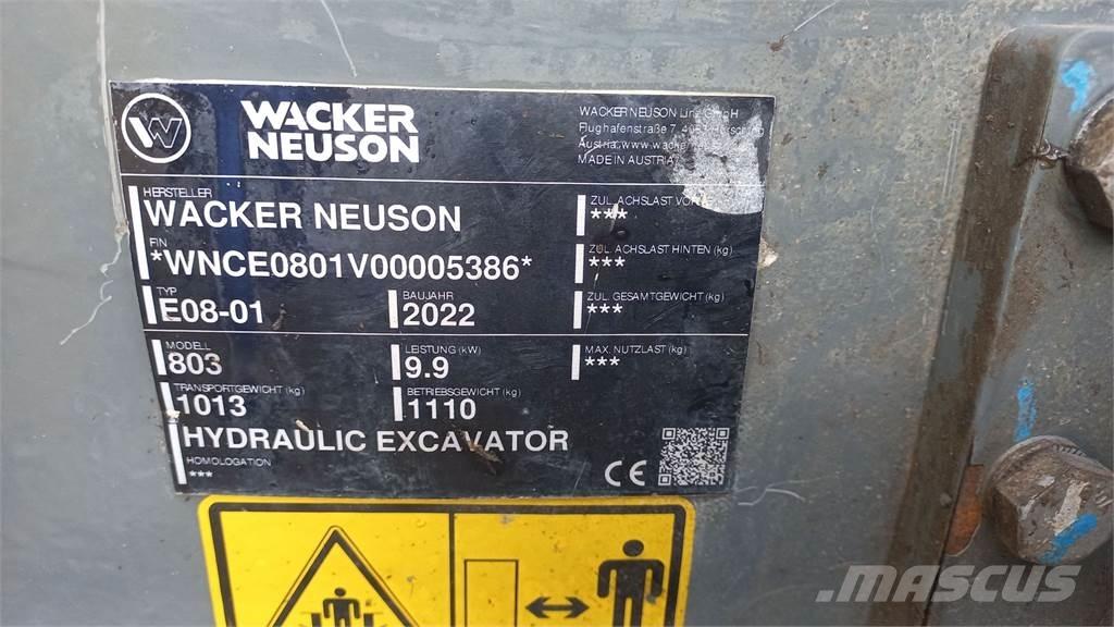 Wacker Neuson 803 履帶式 挖土機/掘鑿機/挖掘機