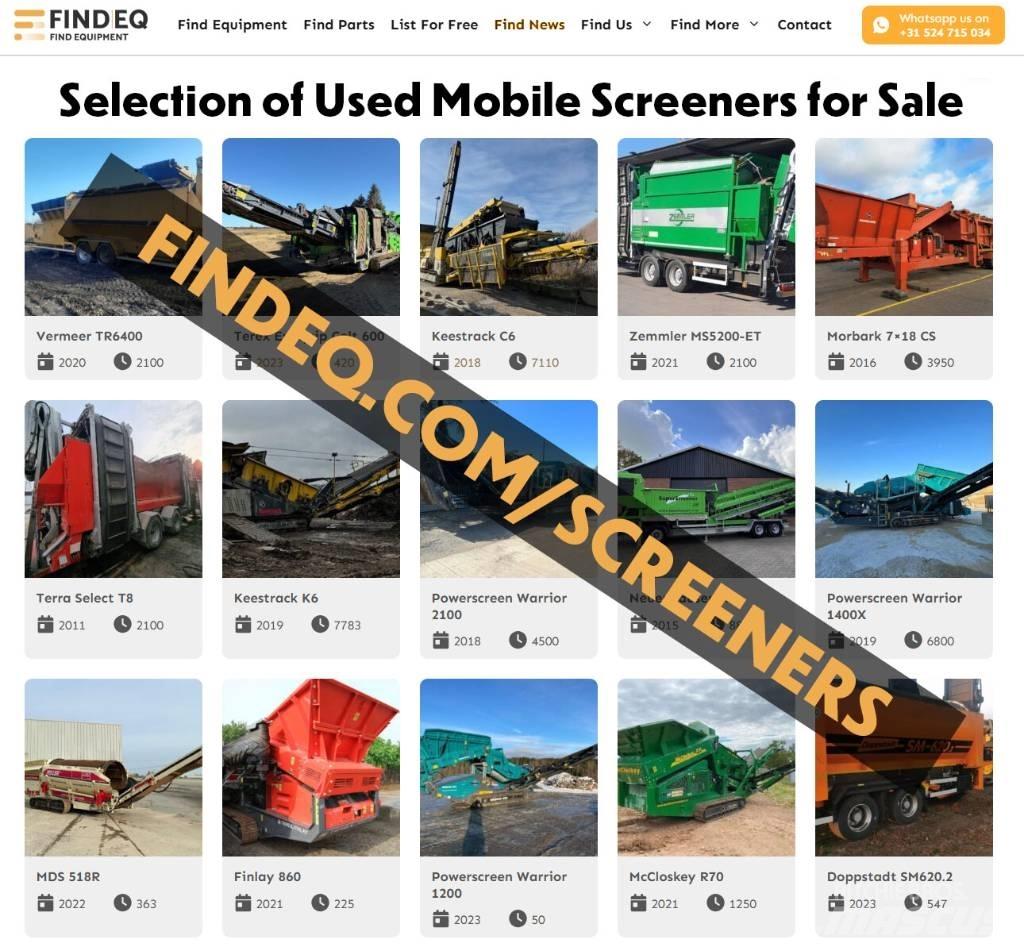 PowerScreen Div. 移動式篩選機