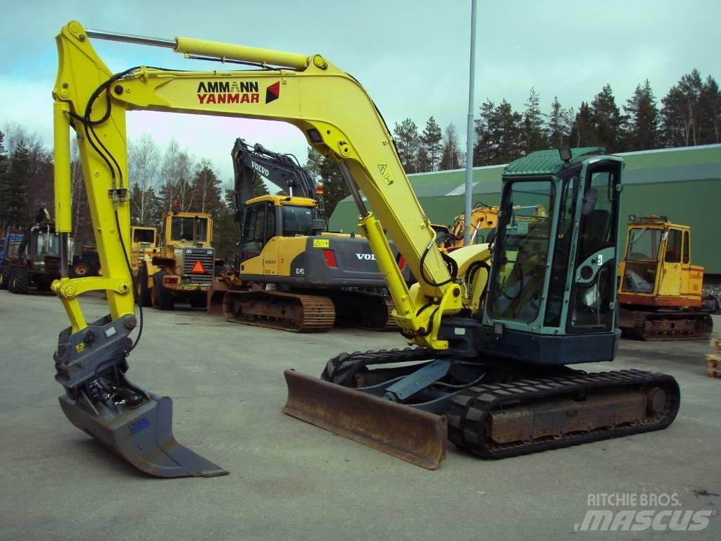 Yanmar Vio 75 中型挖土機/掘鑿機/挖掘機 7t-12t