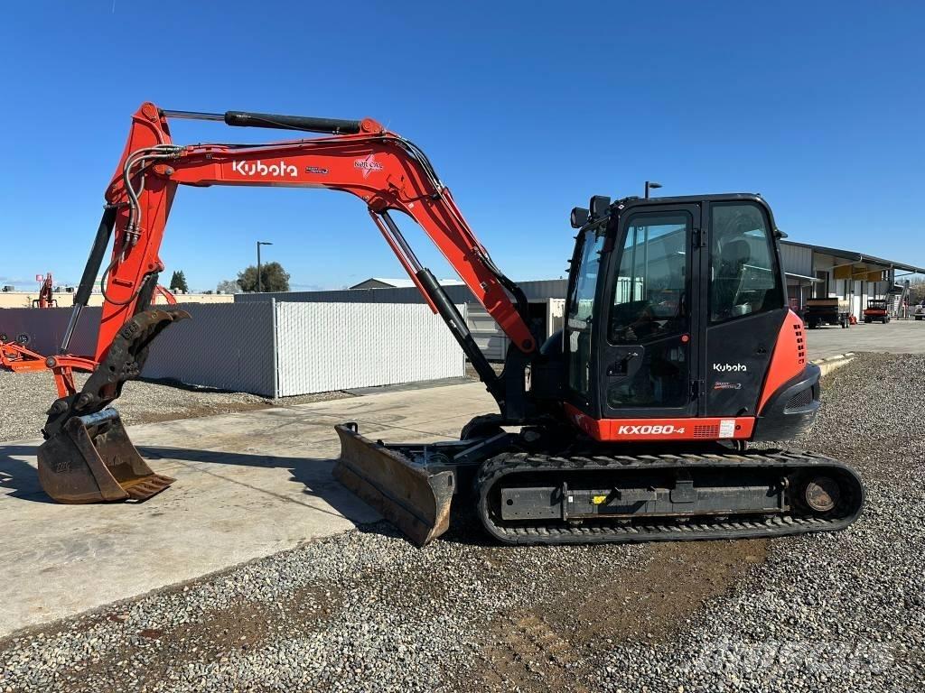 Kubota KX 080-4 小型挖土機/掘鑿機<7t(小型挖掘機)
