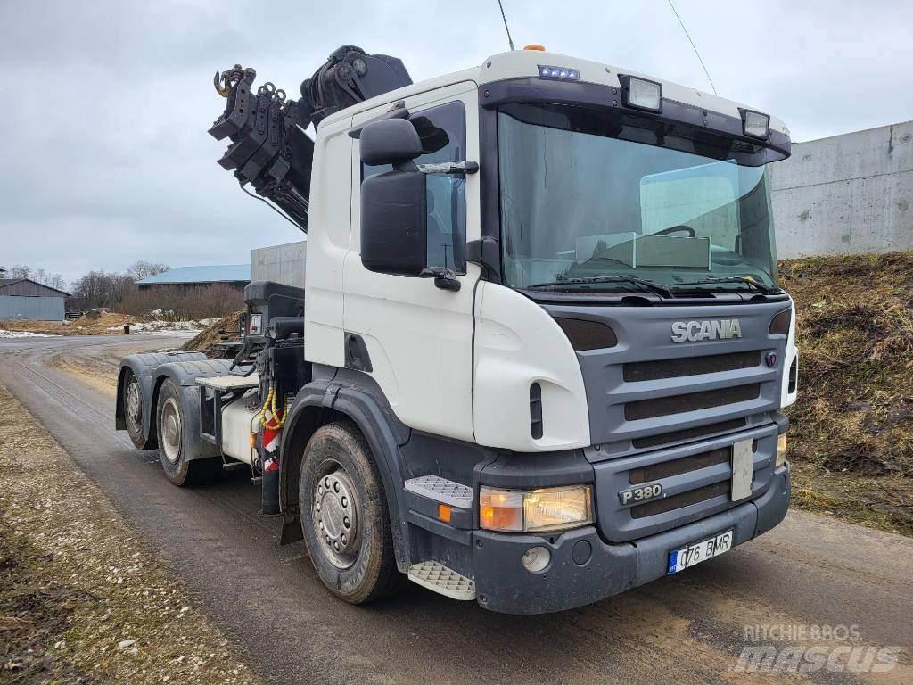 Scania P 380 起重機卡車