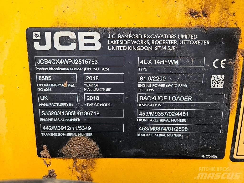 JCB 4 CX 反鏟裝載機