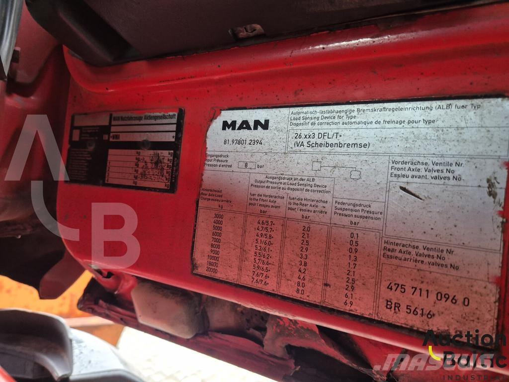 MAN 26.463 傾卸式卡車