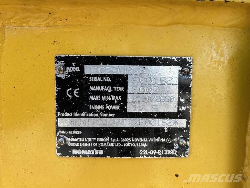 Komatsu PC20MR-2 小型挖土機/掘鑿機<7t(小型挖掘機)