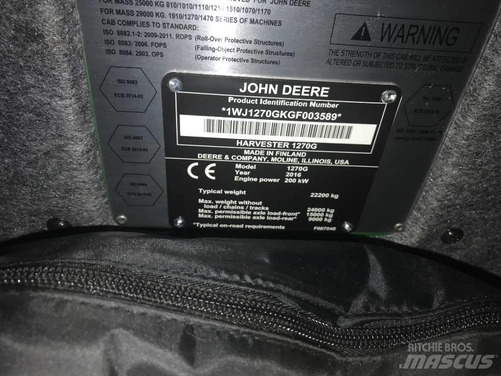 John Deere 1270G 收穫機