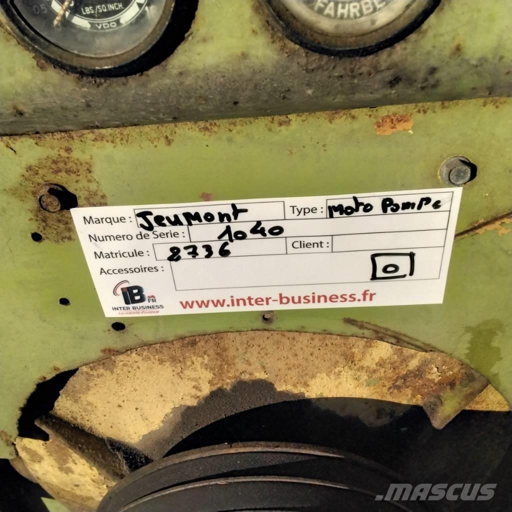  JEUMONT MOTOPOMPE 泵浦和拌合機