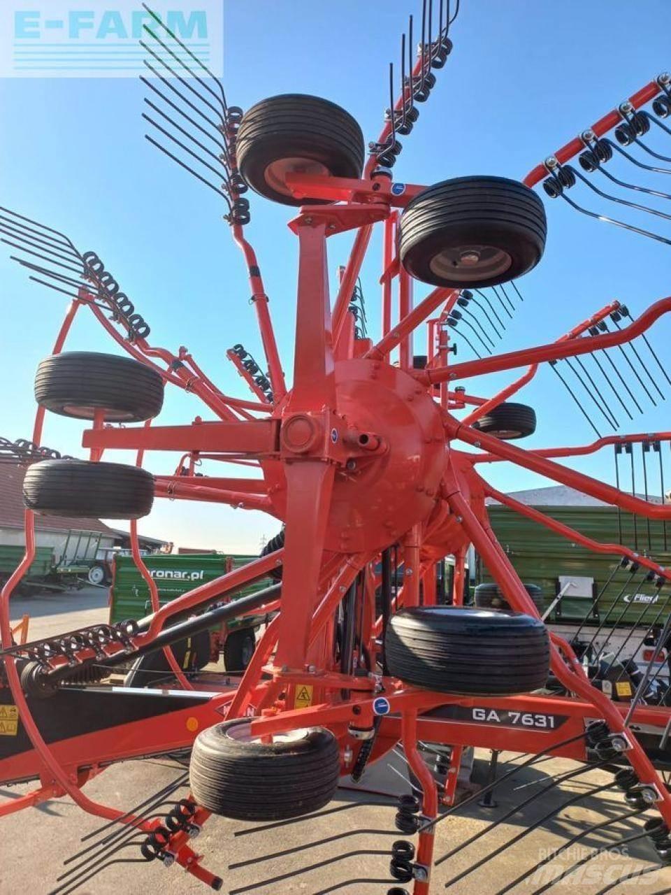 Kuhn ga 7631 耙與翻草機