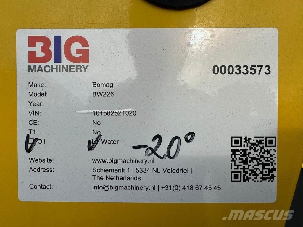 Bomag BW226 單輪滾壓機