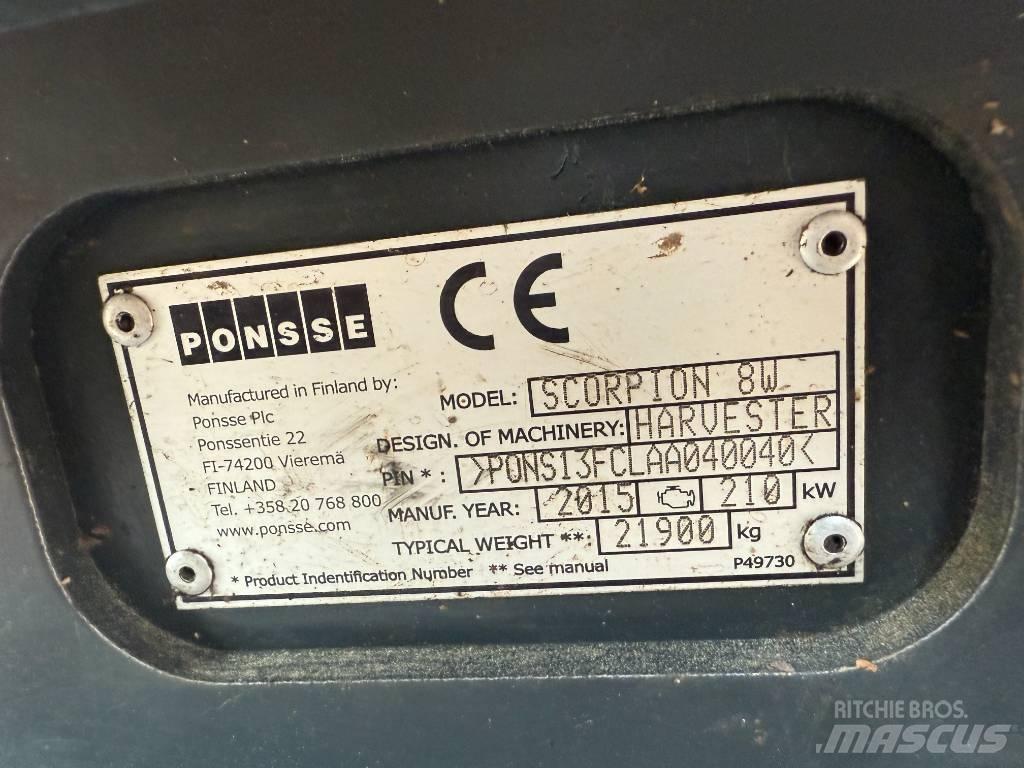 Ponsse SCORPION 8W 收穫機