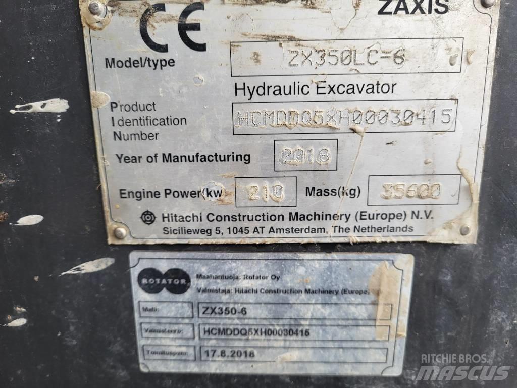 Hitachi ZX 350 LC-6 履帶式 挖土機/掘鑿機/挖掘機