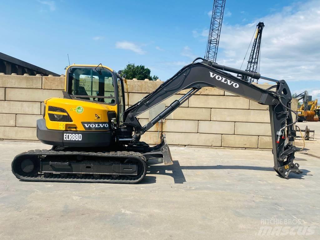 Volvo ECR 88 D 中型挖土機/掘鑿機/挖掘機 7t-12t