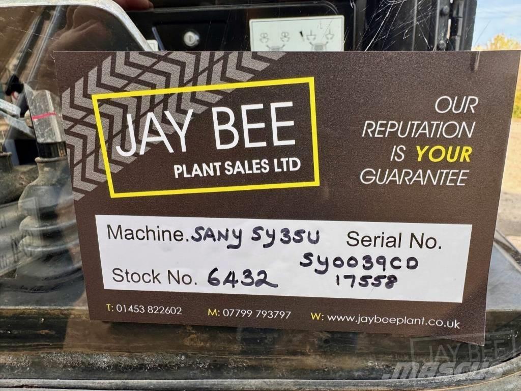 Sany SY 35 U 小型挖土機/掘鑿機<7t(小型挖掘機)