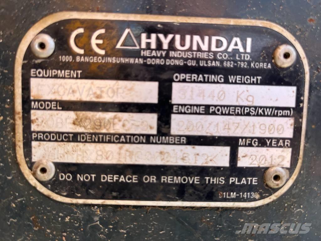 Hyundai Robex 290-9 履帶式 挖土機/掘鑿機/挖掘機