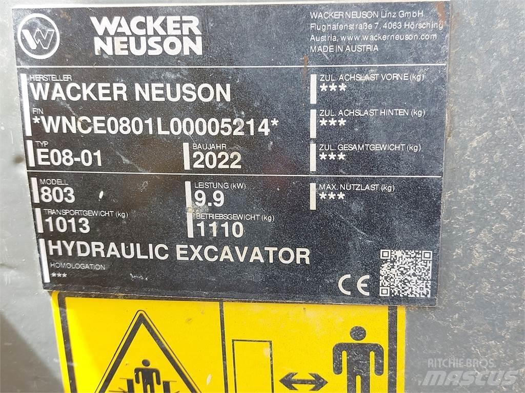 Wacker Neuson 803 履帶式 挖土機/掘鑿機/挖掘機