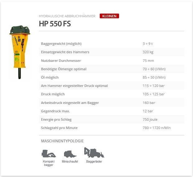 Indeco HP 550 FS 鐵鎚/碎石機