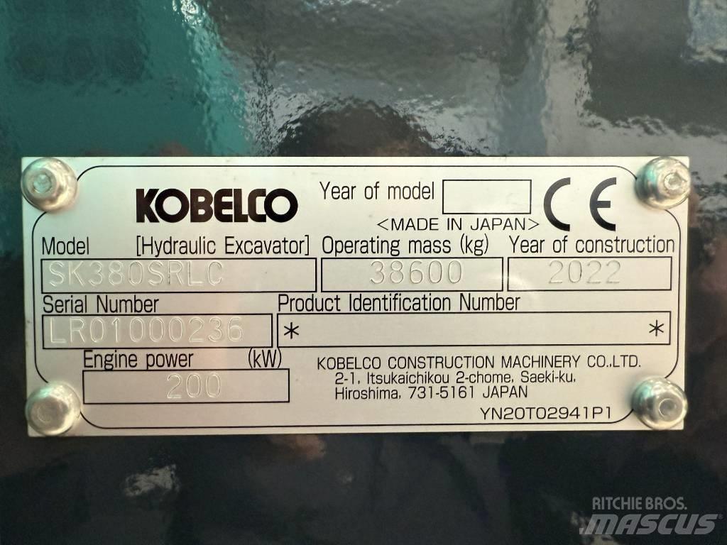 Kobelco SK380SRLC 履帶式 挖土機/掘鑿機/挖掘機