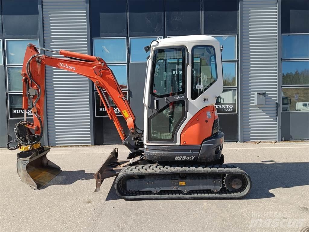 Kubota U25-3 小型挖土機/掘鑿機<7t(小型挖掘機)