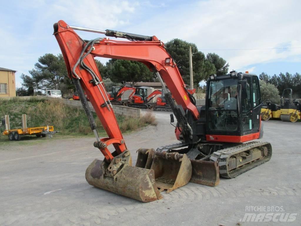 Kubota KX 080-4 中型挖土機/掘鑿機/挖掘機 7t-12t
